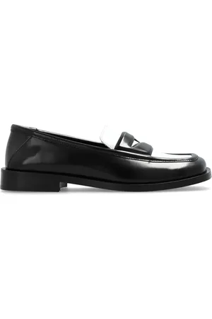 The Attico Amanda two-tone leather loafers