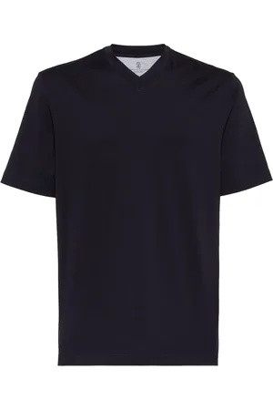 Brunello Cucinelli V-neck cotton T-shirt