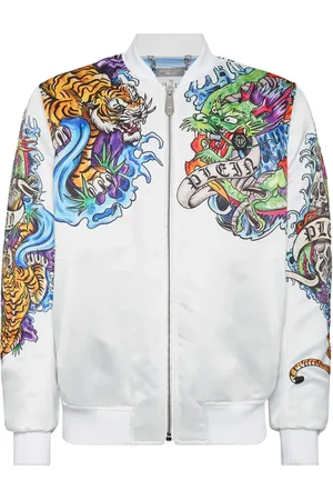Philipp Plein Tattoo-print bomber jacket