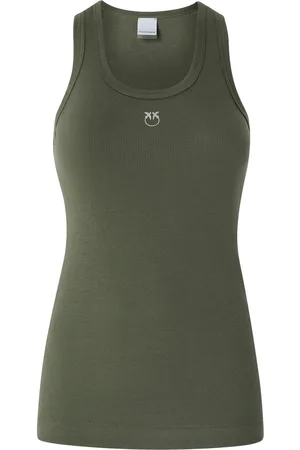 Pinko Logo-embroidered tank top