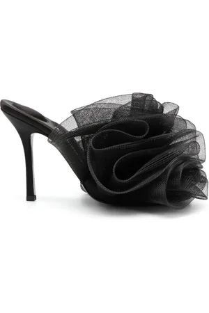 Alexander Wang Ruched tulle mules