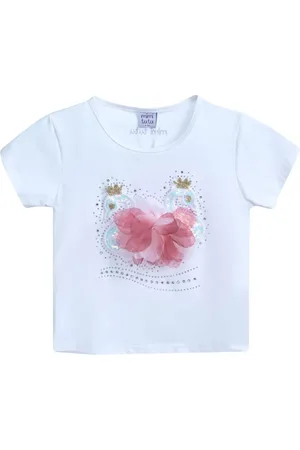 Mimi Tutu Swan-appliqu?? T-shirt