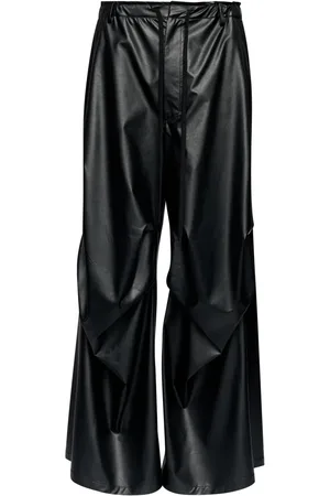 Maison Margiela Wide-leg crinkled trousers