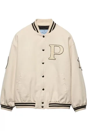 Prada Canvas bomber jacket with patches