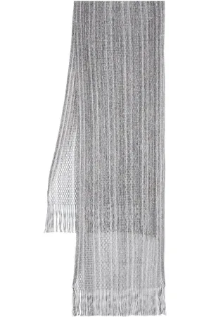 Missoni Metallic-threading open-knit scarf