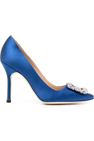 Manolo Blahnik Hangisi satin pumps