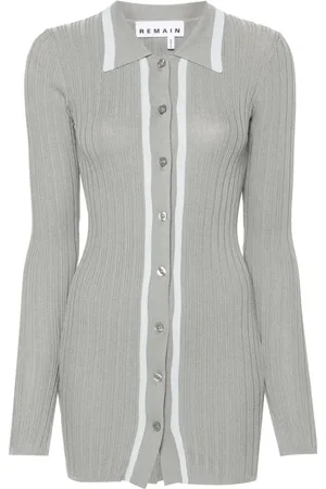 REMAIN Ribbed-knit mini dress