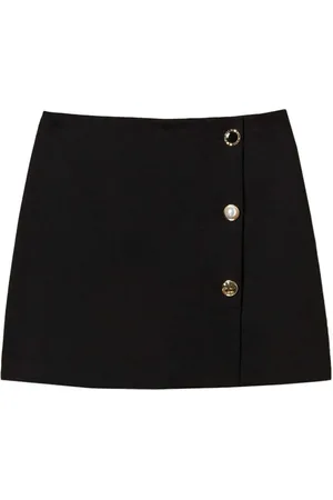 Twin-Set Button-detail mini dress
