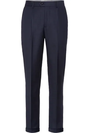 Brunello Cucinelli Tapered-leg wool trousers