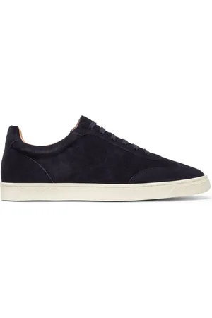 Brunello Cucinelli Logo-print leather sneakers