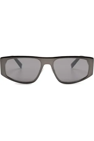 Givenchy Cutout-logo rectangle-frame sunglasses