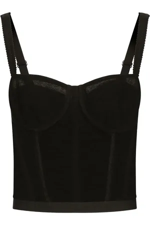 Dolce & Gabbana Draped tulle corset top