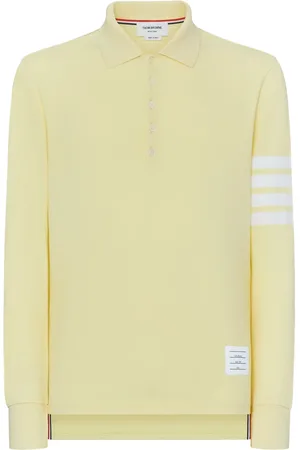 Thom Browne 4-Bar long-sleeve polo shirt