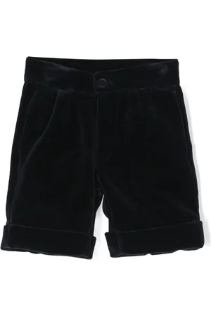 LA STUPENDERIA Pinched velvet shorts