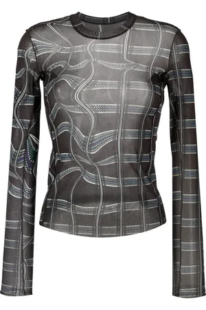 JNBY Abstract-print long-sleeve top