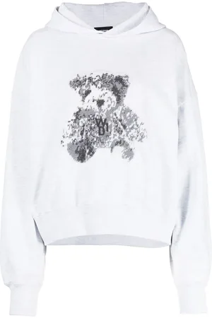 We11 Done Teddy bear print hoodie