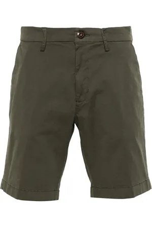 Boggi Milano Pressed-crease chino shorts