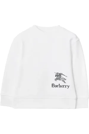 Burberry Logo-embroidered cotton sweatshirt