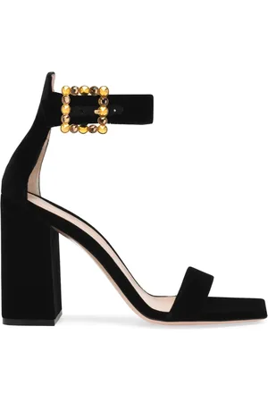 Gianvito Rossi Wondy 95mm velvet sandals