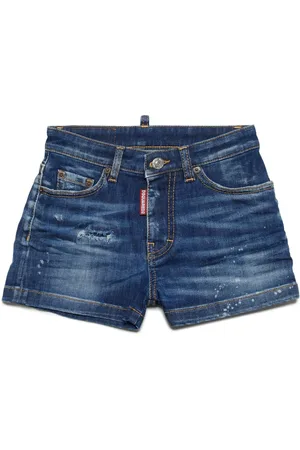 Dsquared2 Distressed denim shorts