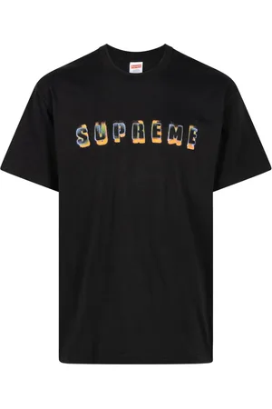 Supreme Stencil logo-print cotton T-shirt