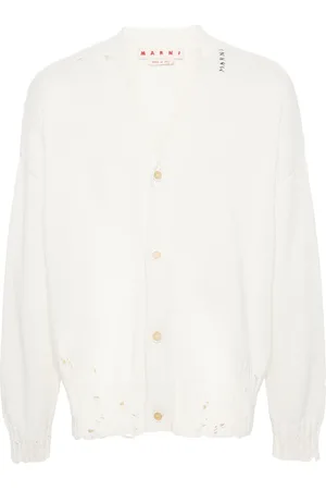Marni V-neck cotton cardigan