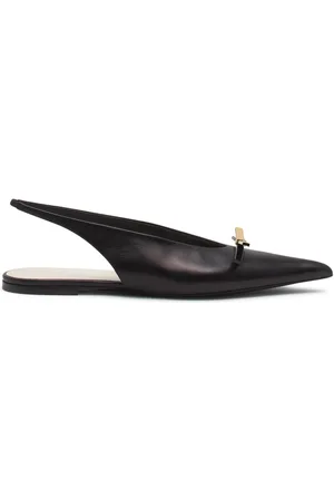 Lanvin Slingback leather ballerina shoes