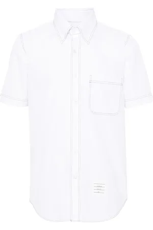 Thom Browne Decorative-stitch cotton shirt