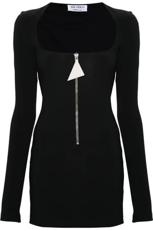 The Attico Scoop-neck mini dress