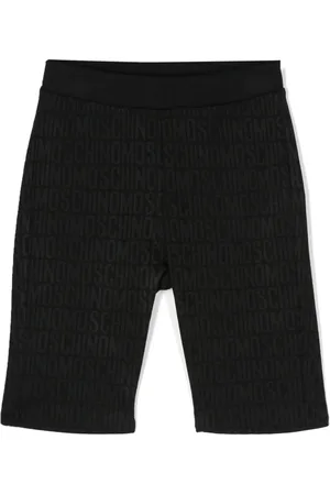 Moschino Logo-jacquard ribbed shorts