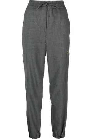 SEMICOUTURE Tapered drawstring trousers