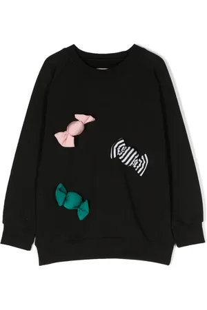 Wauw Capow by Bangbang Appliqu??-detail organic cotton sweatshirt