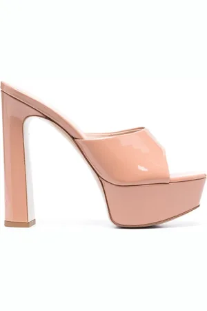 LE SILLA Patent leather platform sandals