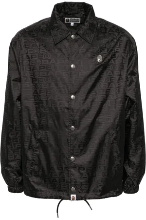 A Bathing Ape Logo-monogram shirt jacket