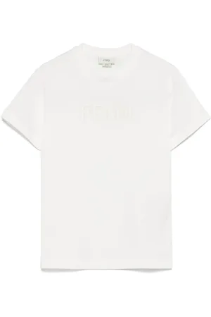 Fendi Logo-embroidered T-shirt