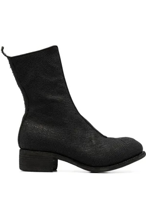 GUIDI Zip-up leather boots