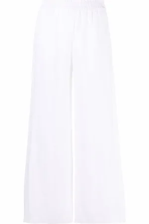 Fabiana Filippi Wide-leg elasticated-waistband trousers