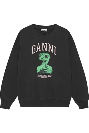 Ganni Logo-print sweatshirt