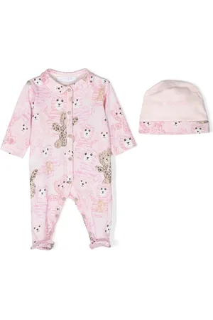 Roberto Cavalli Animal-print babygrow set