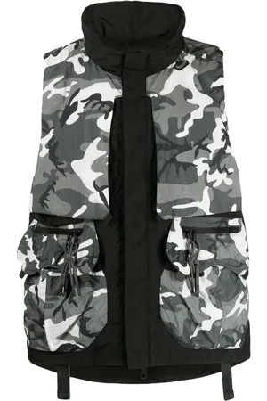 MOSTLY HEARD RARELY SEEN Camouflage-print layered gilet