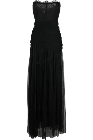 Ana Radu Corset-style draped maxi dress