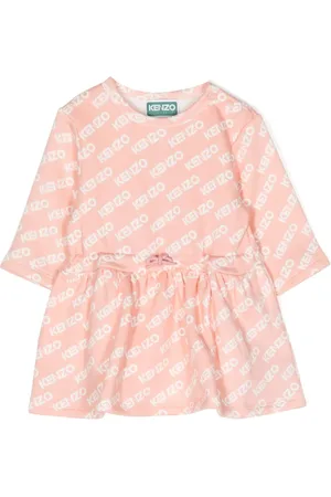 Kenzo Logo-print cotton minidress