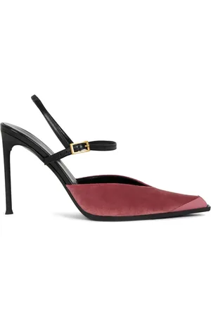 Etro 100mm velvet buckled pumps