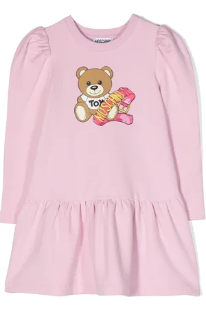 Moschino Teddy Bear-print fleece dress