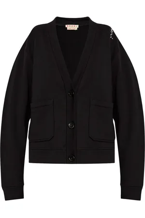 Marni Embroidered-logo cardigan