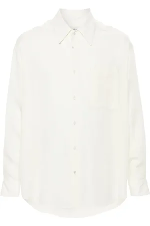 LEMAIRE Double-pocket lyocell shirt