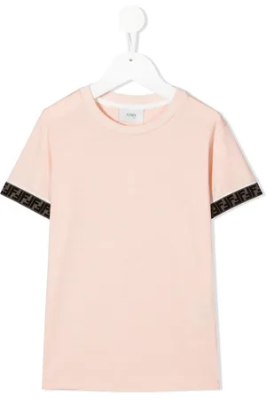 Fendi Logo-trim short-sleeve T-shirt