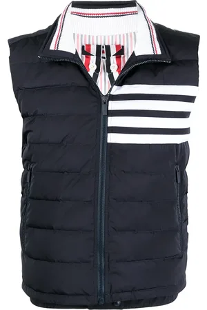 Thom Browne 4-Bar motif puffer gilet