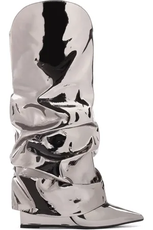 LE SILLA Andy 120mm metallic-effect boots