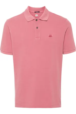 C.P. Company Logo-embroidered polo shirt